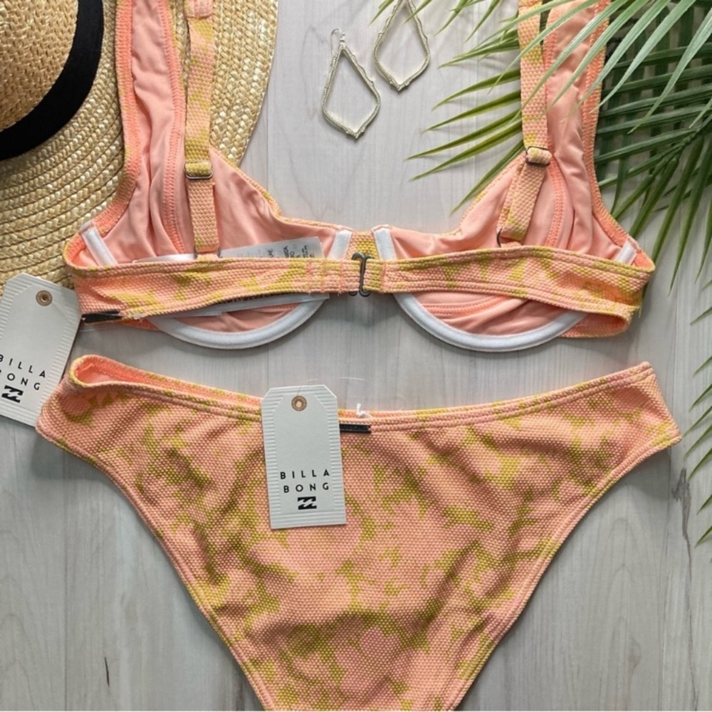 Billabong •• Floral Summer Sun Pink Chloe Underwire Bikini Top | Bondi Bottom - Picture 7 of 16